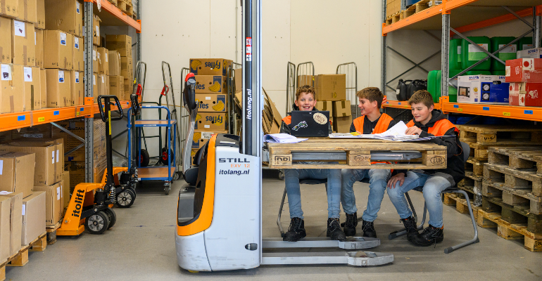 Werken met echte materialen 